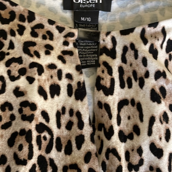 Olsen leopard print top - Picture 2 of 3
